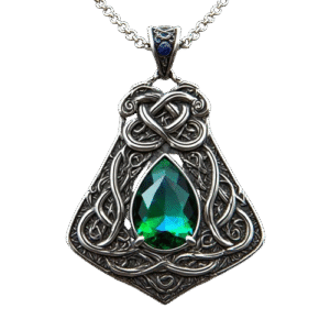 Celtic Emerald Pendant